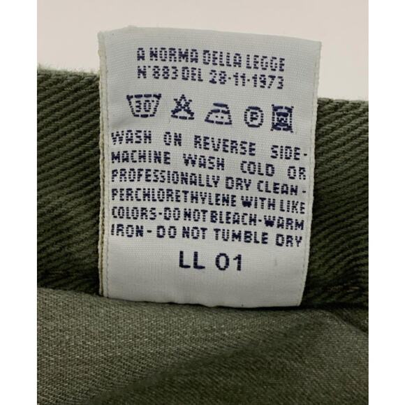 Versace Jeans Couture Green Vintage Denim - Picture 13 of 16